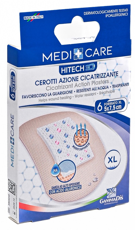 CEROTTO MEDICARE CICATRIZZANTI 7,5X5 6 PEZZI - Farmamood