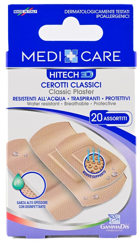 CEROTTO MEDICARE CLASSICI 3D ASSORTITI 20 PEZZI - Farmamood