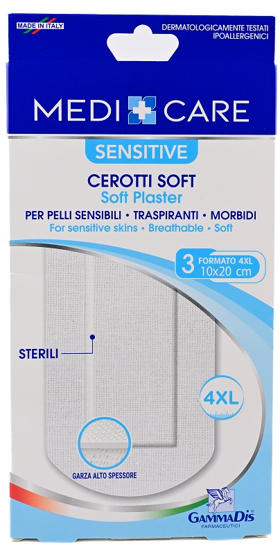 CEROTTO MEDICARE STERILI TNT 10X20 3 PEZZI - Farmamood