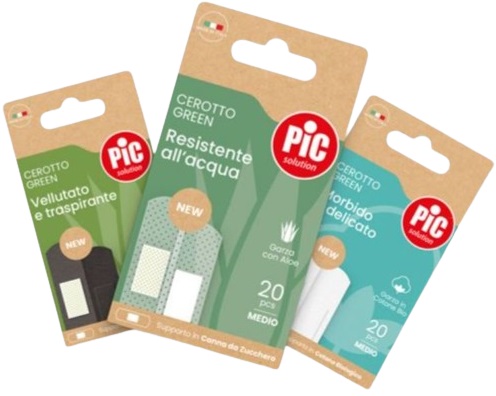 CEROTTO PIC GREEN BAMBU' ALOE STERILE 7,5X10 CM 5 PEZZI - Farmamood