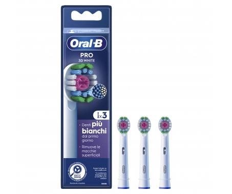 ORALB POWER REFILL EB18-3 3D WHITE 3 PEZZI - Farmamood