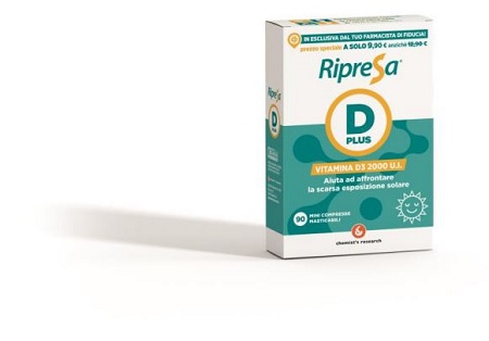 RIPRESA D PLUS 90 COMPRESSE MASTICABILI - Farmamood