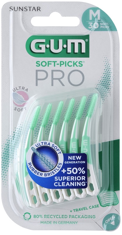 GUM SOFT PICK PRO MEDIUM 30 PEZZI - Farmamood