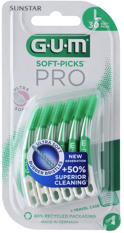 GUM SOFT PICK PRO LARGE 30 PEZZI - Farmamood