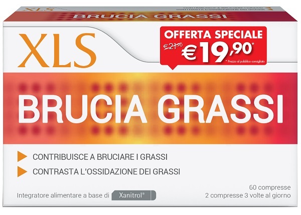 XLS BRUCIA GRASSI 60 COMPRESSE TAGLIO PREZZO - Farmamood