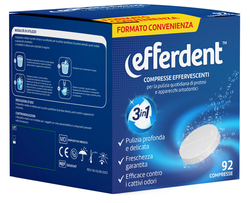 EFFERDENT 92 COMPRESSE EFFERVESCENTI - Farmamood