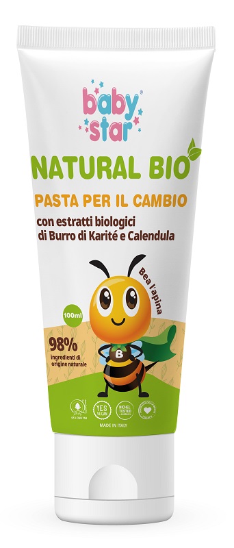 BABYSTAR PASTA CAMBIO PROTETTIVA NATURAL BIO 100 ML - Farmamood