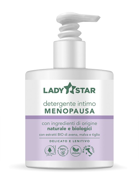 LADYSTAR DETERGENTE INTIMO DONNA IN MENOPAUSA 300 ML - Farmamood