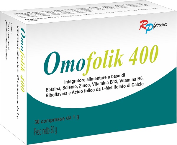 OMOFOLIK 400 30 COMPRESSE - Farmamood