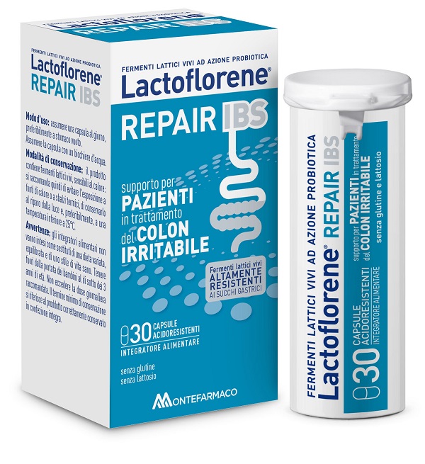 LACTOFLORENE REPAIR IBS 30 CAPSULE - Farmamood