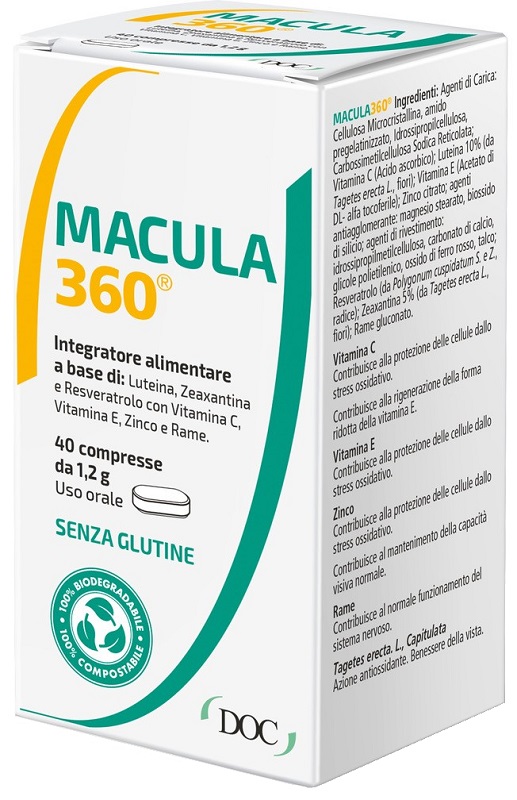 MACULA 360 40 COMPRESSE - Farmamood