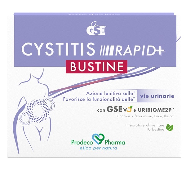 GSE CYSTITIS RAPID+ 10 BUSTINE - Farmamood