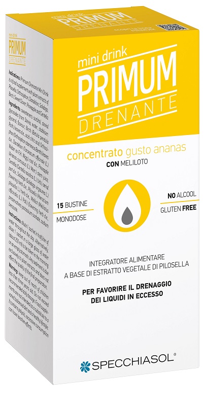 PRIMUM DRENANTE MINI DRINK ANANAS 15 BUSTINE - Farmamood