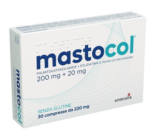 MASTOCOL 30 PALMITOILETANOLAMIDE 200 MG + POLIDATINA FORMA CO MICRONIZZATA 20 MG 30 COMPRESSE - Farmamood