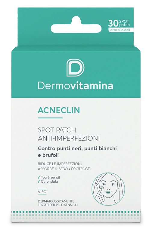 DERMOVITAMINA ACNECLIN PATCH ANTIMPERFEZIONI 30 PEZZI - Farmamood