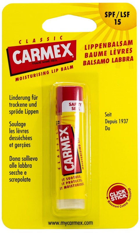 CARMEX BALSAMO LABBRA CLASSICO SPF15 4,25 G - Farmamood