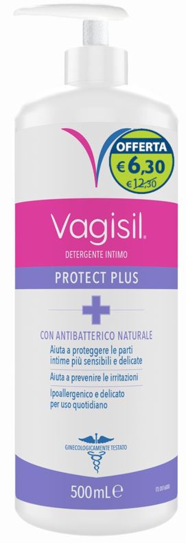 VAGISIL DETERGENTE PROTECT PLUS 500 ML OFFERTA SPECIALE - Farmamood