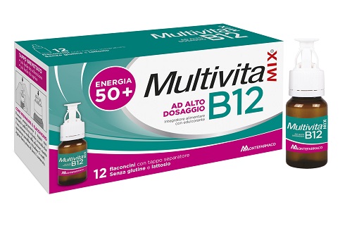 MULTIVITAMIX B12 12 FLACONCINI - Farmamood