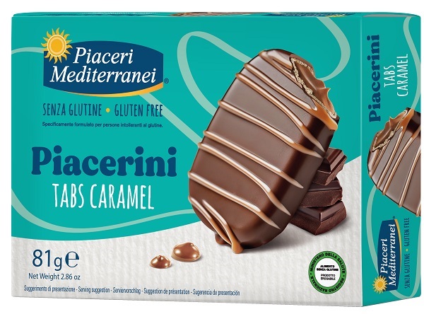 PIACERI MEDITERRANEI PIACERINI TABS CARAMEL 81 G - Farmamood