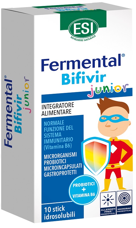 ESI FERMENTAL BIFIVIR JUNIOR 10 STICK IDROSOLUBILI - Farmamood