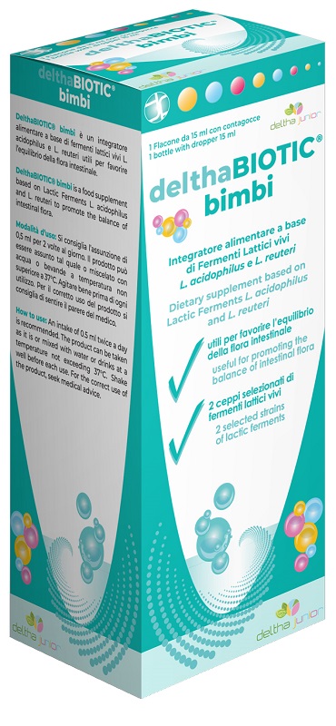 DELTHABIOTIC BIMBI GOCCE 15 ML - Farmamood