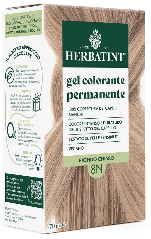 HERBATINT 8N BIONDO CHIARO 170 ML - Farmamood