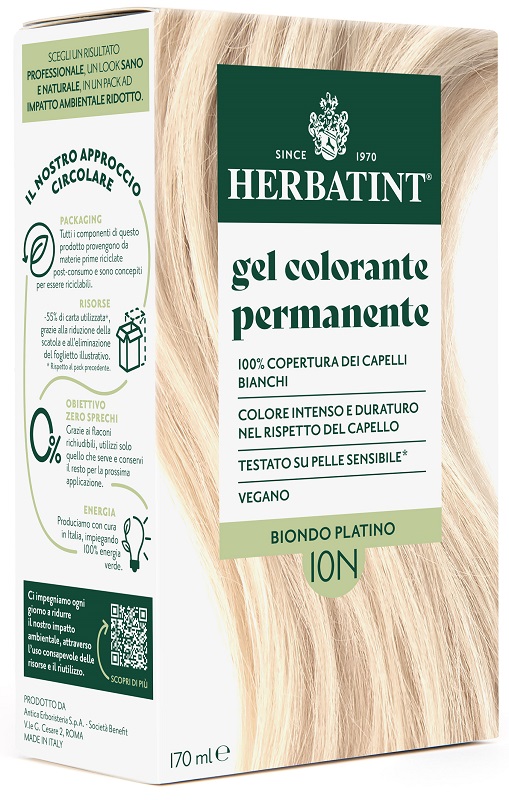 HERBATINT 10N BIONDO PLATINO 170 ML - Farmamood