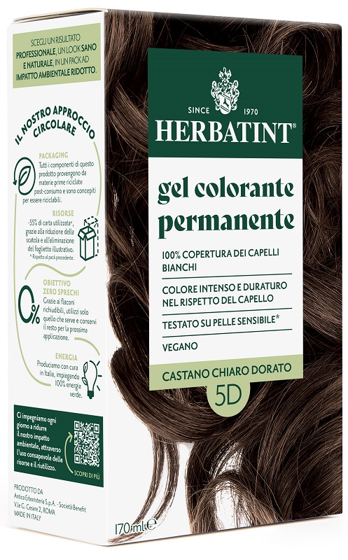 HERBATINT 5D CASTANO CHIARO DORATO 170 ML - Farmamood