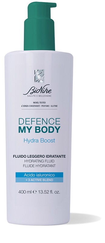 DEFENCE MY BODY HYDRABOOST FLUIDO LEGGERO IDRATANTE 400 ML - Farmamood