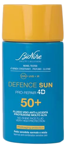 DEFENCE SUN 50+ FLUIDO VISO ANTI-LUCIDITA' 50 ML - Farmamood